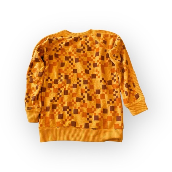 Chaser Boy’s Orange Geometric Graphic Sweatshirt Size 6 NWOT Pullover Top - Picture 2 of 4